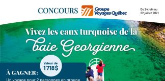 Concours Bel Âge Groupe Voyages Québec 2021