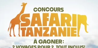 Concours Latulippe Safari Tanzanie 2024