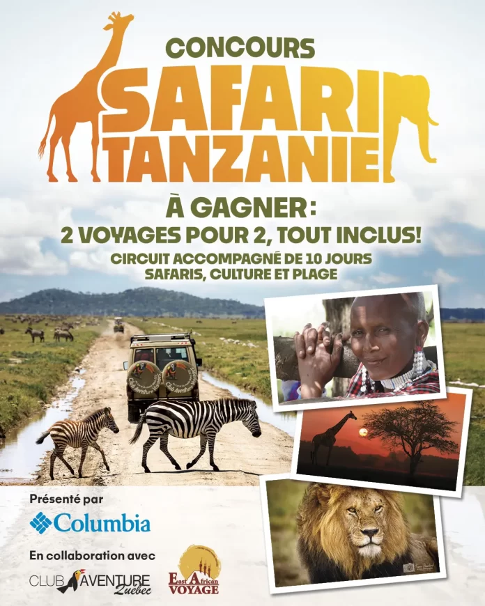 Concours Latulippe Safari Tanzanie 2024