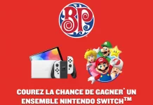 Concours Boston Pizza Nintendo Switch 2024