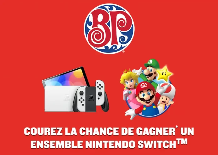 Concours Boston Pizza Nintendo Switch 2024