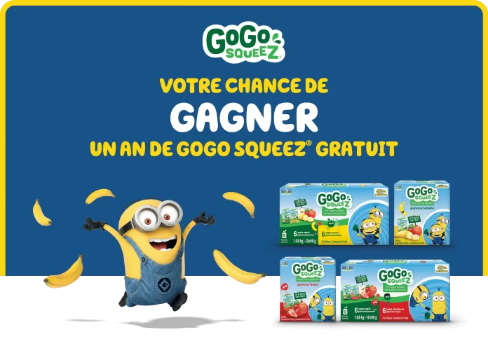 Concours GoGo squeeZ Minions 2024