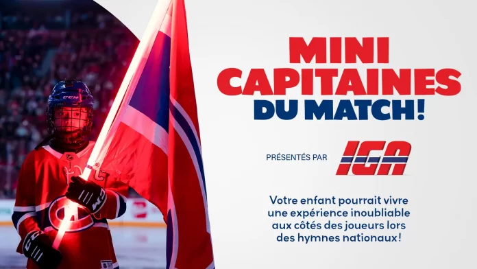 Concours IGA Mini Capitaines du Match 2024