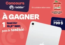 Concours Raddar IGA Daigle 2024