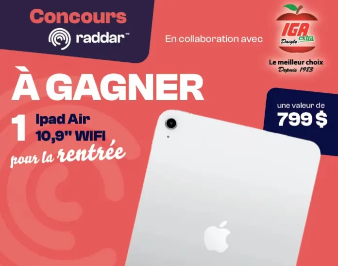 Concours Raddar IGA Daigle 2024