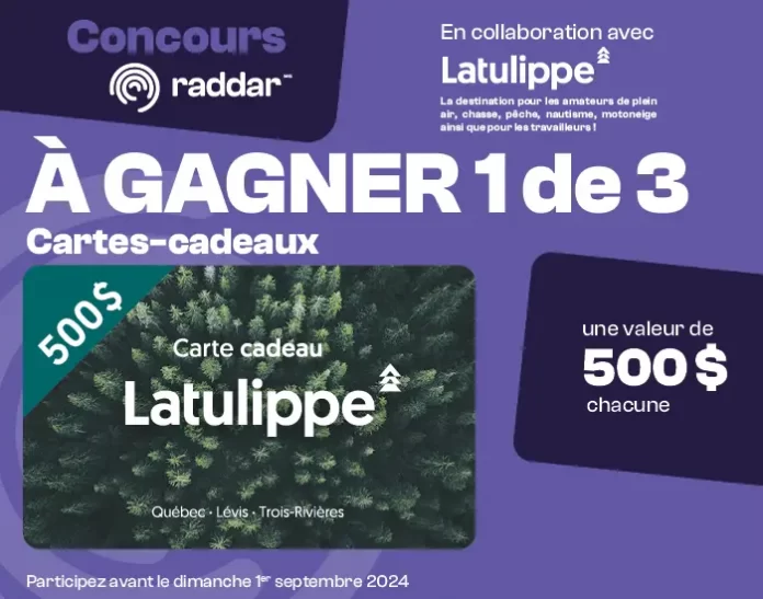 Concours Raddar Latulippe 2024