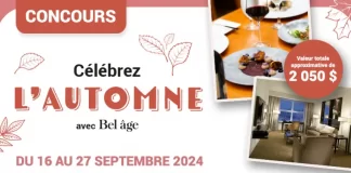 Concours Bel Âge Célébrez l'Automne 2024