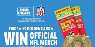 Concours Bud Light Canette Dorée Super Bowl LIX 2024