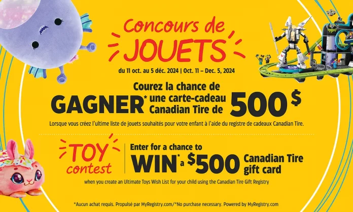 Concours De Jouets Canadian Tire 2024