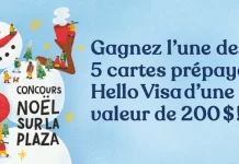 Concours Journal de Montréal Noël Sur La Plaza 2024