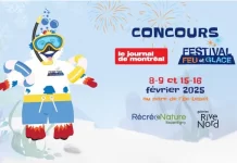 Concours Journal de Montréal Festival Feu et Glace de Repentigny 2025