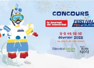 Concours Journal de Montréal Festival Feu et Glace de Repentigny 2025