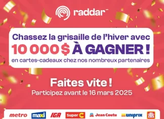 Concours Raddar 10 000$ À Gagner En Cartes-Cadeaux 2025