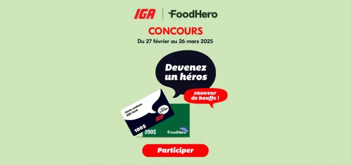 Concours IGA x FoodHero 2025